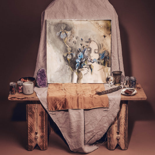 Iris Unveiled, Original Painting