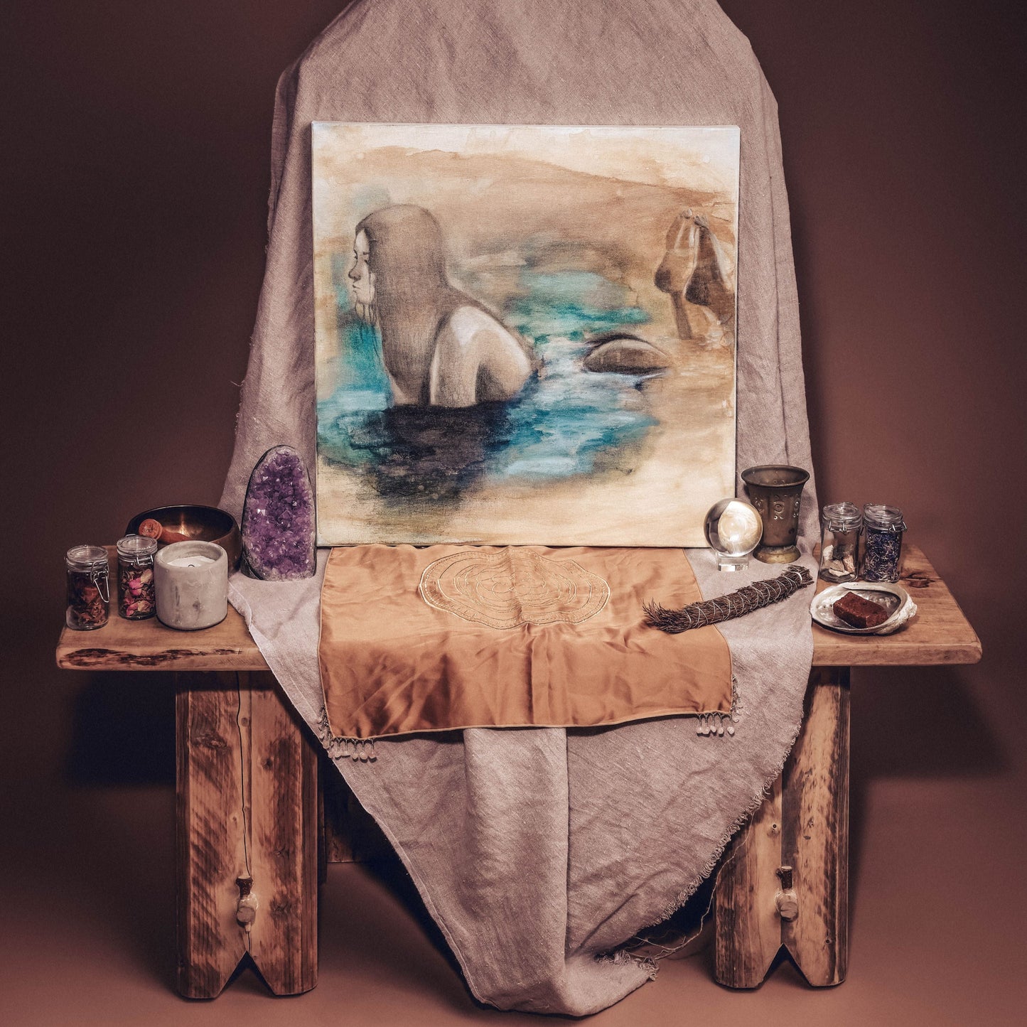 Siren Of The Threshold, Original Painting