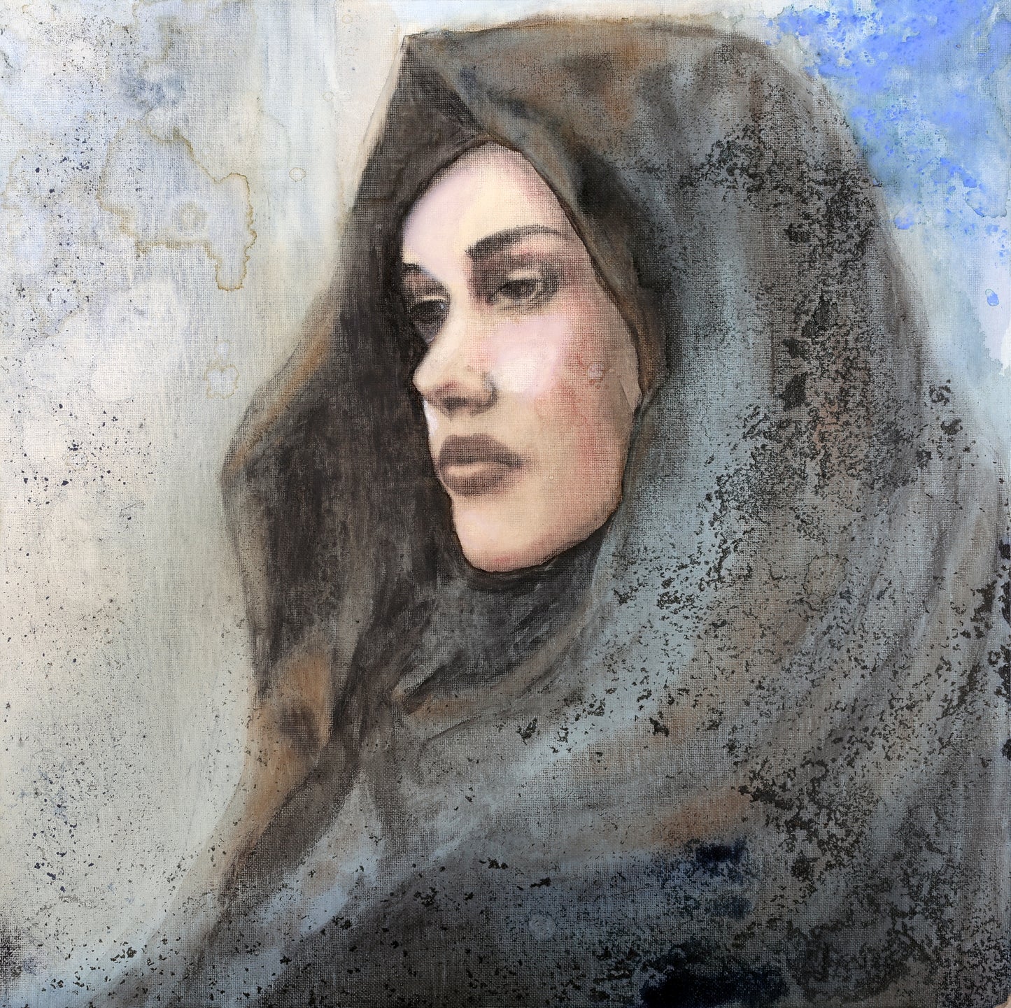 Marie Magdalene's Blue Rose Lineage, Original Painting