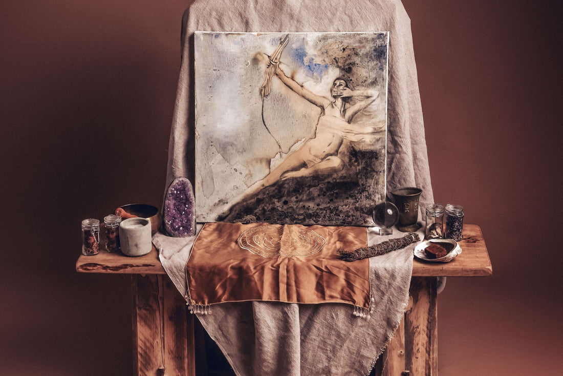 Altar Art with Natural Pigments: Why Sacred Artwork is a Soulful Necessity for Your Home