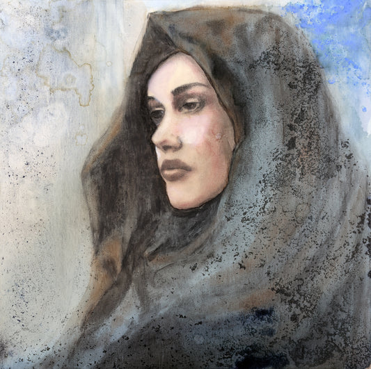 Marie Magdalene's Blue Rose Lineage, Original Painting